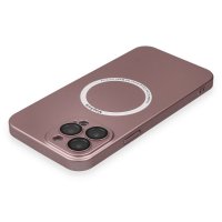 Newface iPhone 13 Pro Kılıf Jack Magneticsafe Lens Silikon - Rose Gold