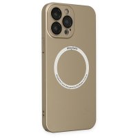 Newface iPhone 13 Pro Kılıf Jack Magneticsafe Lens Silikon - Gold