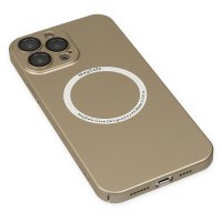 Newface iPhone 13 Pro Kılıf Jack Magneticsafe Lens Silikon - Gold
