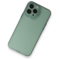 Newface iPhone 13 Pro Kılıf Jumbo Silikon - Koyu Yeşil