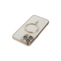 Newface iPhone 13 Pro Kılıf Kross Magneticsafe Kapak - Gold