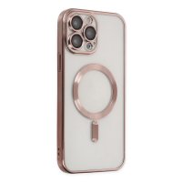Newface iPhone 13 Pro Kılıf Kross Magneticsafe Kapak - Rose