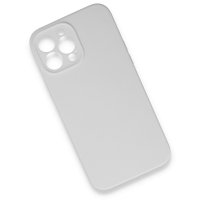 Newface iPhone 13 Pro Max Kılıf Lansman Legant Silikon - Beyaz
