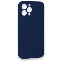 Newface iPhone 13 Pro Kılıf Lansman Legant Silikon - Lacivert