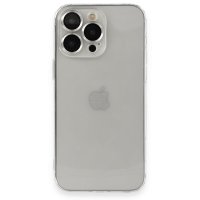 Newface iPhone 13 Pro Kılıf Luko Lens Silikon - Gümüş