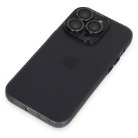 Newface iPhone 13 Pro Kılıf Luko Lens Silikon - Siyah