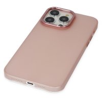 Newface iPhone 13 Pro Kılıf Modos Metal Kapak - Pembe