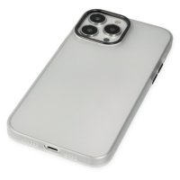 Newface iPhone 13 Pro Kılıf Modos Metal Kapak - Şeffaf