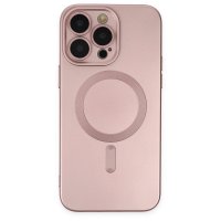 Newface iPhone 13 Pro Kılıf Moshi Lens Magneticsafe Silikon - Rose Gold