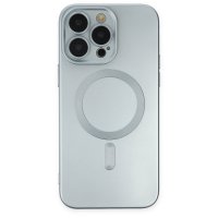 Newface iPhone 13 Pro Kılıf Moshi Lens Magneticsafe Silikon - Sierra Blue