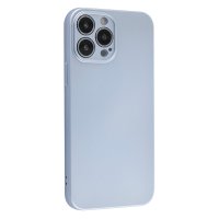 Newface iPhone 13 Pro Kılıf Nano içi Kadife Silikon - Sky Blue