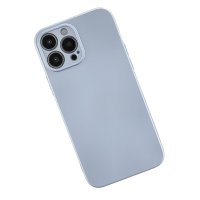 Newface iPhone 13 Pro Kılıf Nano içi Kadife Silikon - Sky Blue