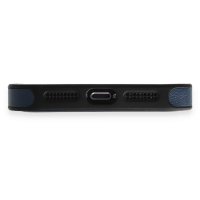 Newface iPhone 13 Pro Kılıf Ozzi Magsafe Deri Kapak - Lacivert