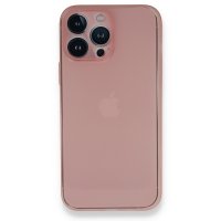Newface iPhone 13 Pro Kılıf PP Ultra İnce Kapak - Pembe