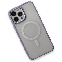Newface iPhone 13 Pro Kılıf Room Magneticsafe Silikon - Lila