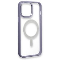 Newface iPhone 13 Pro Kılıf Room Magneticsafe Silikon - Lila