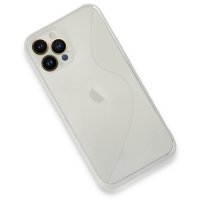 Newface iPhone 13 Pro Kılıf S Silikon - Şeffaf