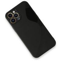 Newface iPhone 13 Pro Kılıf S Silikon - Siyah