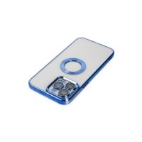 Newface iPhone 13 Pro Kılıf Slot Silikon - Mavi