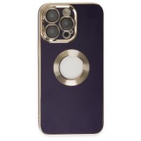 Newface iPhone 13 Pro Kılıf Store Silikon - Derin Mor