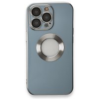 Newface iPhone 13 Pro Kılıf Store Silikon - Sierra Blue