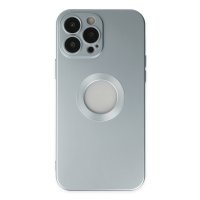 Newface iPhone 13 Pro Kılıf Vamos Lens Silikon - Sierra Blue