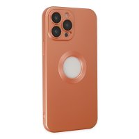 Newface iPhone 13 Pro Kılıf Vamos Lens Silikon - Turuncu