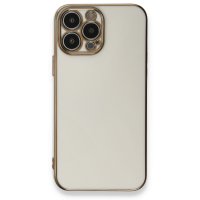 Newface iPhone 13 Pro Kılıf Volet Silikon - Beyaz