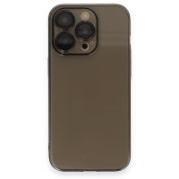 Newface iPhone 13 Pro Max Kılıf Armada Lensli Kapak - Siyah