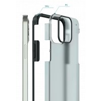 Newface iPhone 13 Pro Max Kılıf Armor Shield Silikon - Şeffaf