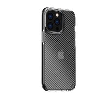 Newface iPhone 13 Pro Max Kılıf Bambi Karbon Silikon - Siyah