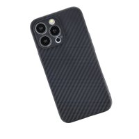 Newface iPhone 13 Pro Max Kılıf Carbonix Silikon - Siyah