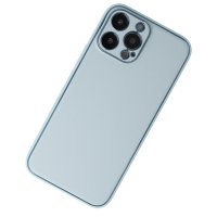 Newface iPhone 13 Pro Max Kılıf Coco Deri Silikon Kapak - Turkuaz
