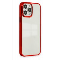 Newface iPhone 13 Pro Max Kılıf Element Silikon - Kırmızı