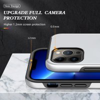 Newface iPhone 13 Pro Max Kılıf Elit Yüzüklü Kapak - Gümüş