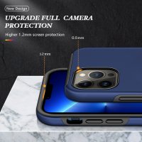 Newface iPhone 13 Pro Max Kılıf Elit Yüzüklü Kapak - Lacivert