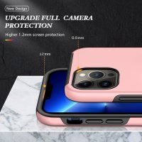 Newface iPhone 13 Pro Max Kılıf Elit Yüzüklü Kapak - Pembe