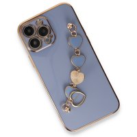 Newface iPhone 13 Pro Max Kılıf Esila Silikon - Gri