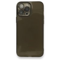 Newface iPhone 13 Pro Max Kılıf Fly Lens Silikon - Siyah