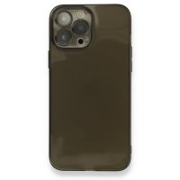 Newface iPhone 13 Pro Max Kılıf Fly Lens Silikon - Siyah