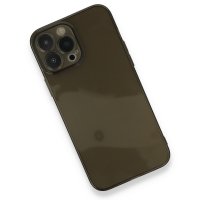 Newface iPhone 13 Pro Max Kılıf Fly Lens Silikon - Siyah