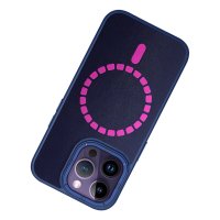 HDD iPhone 13 Pro Max Kılıf HBC-156 Forum Magneticsafe Kapak - Lacivert