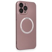 Newface iPhone 13 Pro Max Kılıf Jack Magneticsafe Lens Silikon - Rose Gold