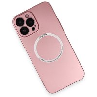 Newface iPhone 13 Pro Max Kılıf Jack Magneticsafe Lens Silikon - Rose Gold