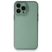 Newface iPhone 13 Pro Max Kılıf Jumbo Silikon - Koyu Yeşil