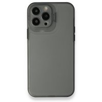 Newface iPhone 13 Pro Max Kılıf Jumbo Silikon - Siyah