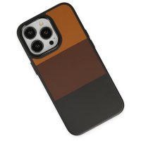 Newface iPhone 13 Pro Max Kılıf King Kapak - Taba-Siyah