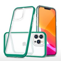 Newface iPhone 13 Pro Max Kılıf Lims Silikon - Yeşil