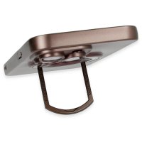 Newface iPhone 13 Pro Max Kılıf Lukka Magneticsafe Kapak - Kahverengi