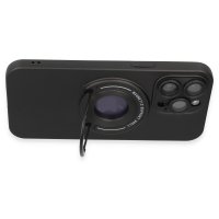 Newface iPhone 13 Pro Max Kılıf Lukka Magneticsafe Kapak - Siyah